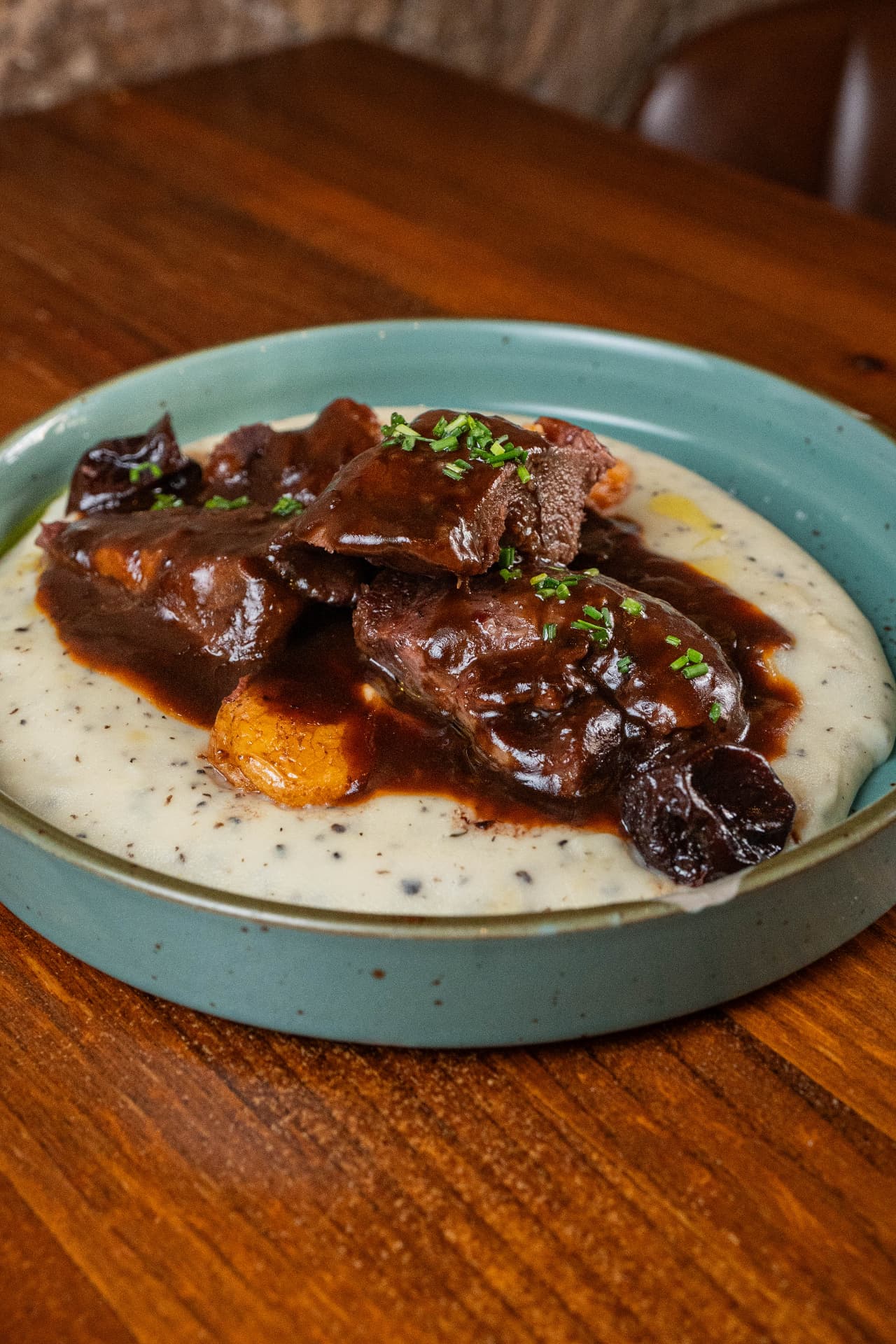 Carrillera al vino tinto